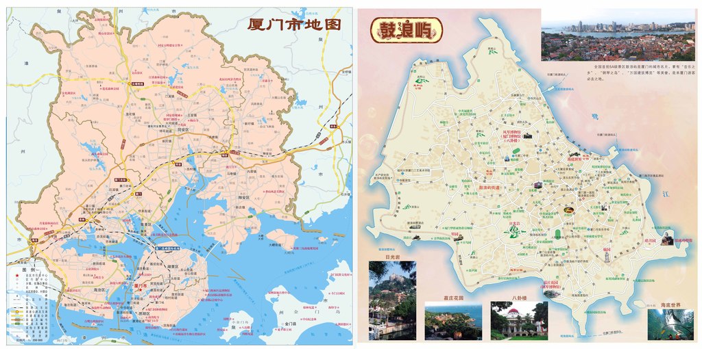 廈門旅游地圖全圖